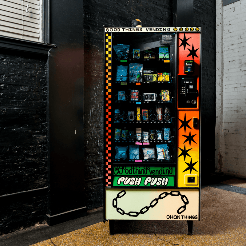 Finestra in Good Things Vending